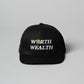 Worth over Wealth Signature Baseball Cap (Black)