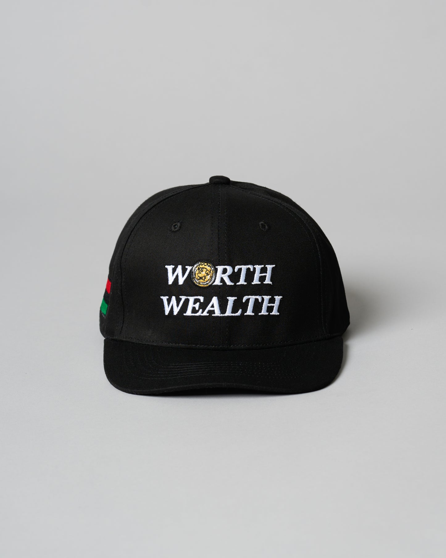 Worth over Wealth Signature Baseball Cap (Black)