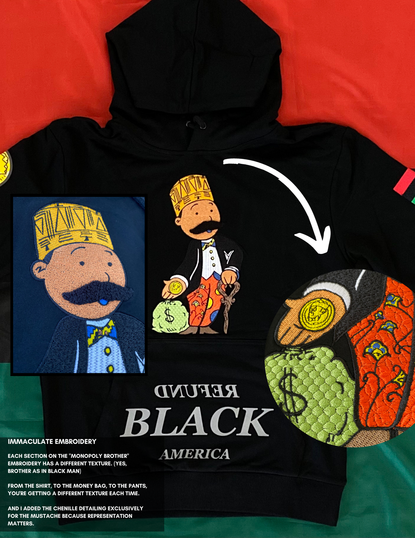 Refund Black America Hoodie