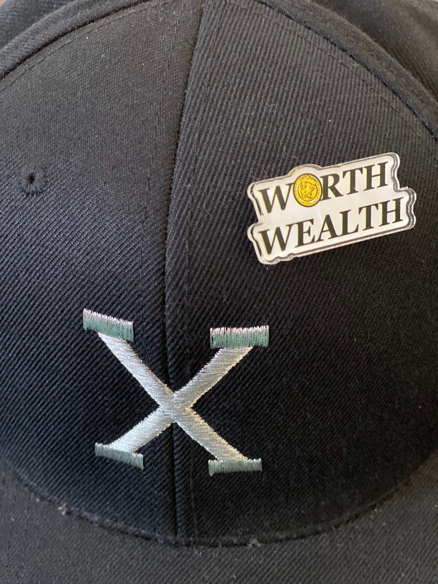 Worth over Wealth Pin